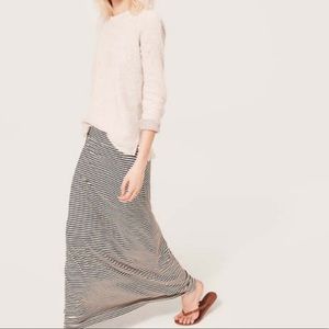 J.Crew Striped maxi skirt